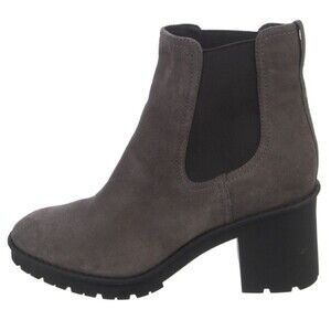 Vince Henderson Weatherproof Suede Chelsea Chunky Ankle Boot Gray Size 10 EU 40